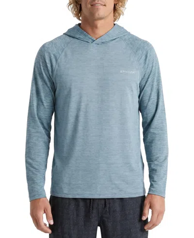 Spyder Men's Birdseye Heather Hooded Long-sleeve Rashguard In Multi