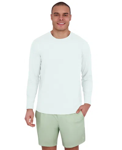 Spyder Men's Drop Needle Long-sleeve Rashguard In White