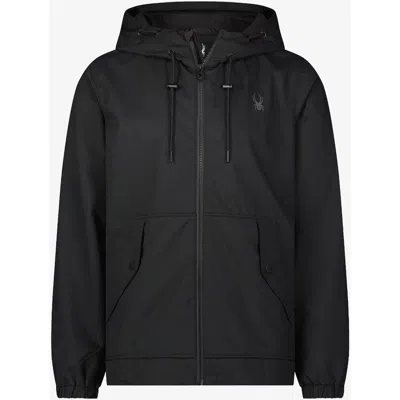 Spyder Men Gale Windbreaker In Black