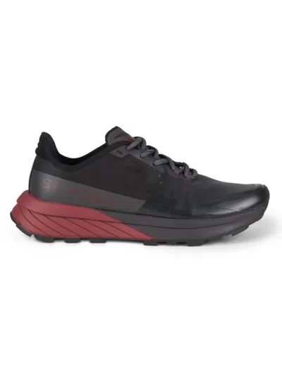 Spyder Men's Icarus Mesh Low Top Sneakers In Dark Grey