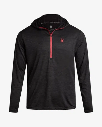 Spyder Men Knit Half Zip In Black