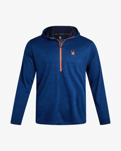 Spyder Men Knit Half Zip In Blue