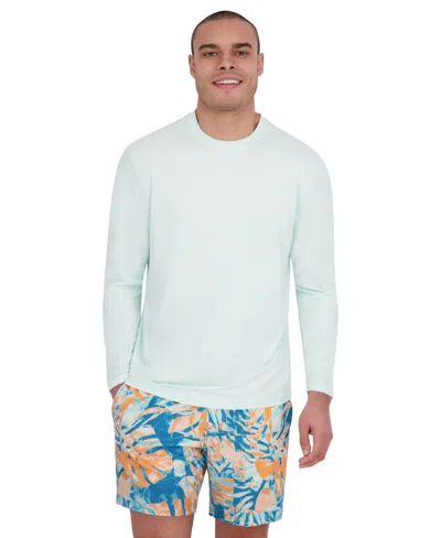 Spyder Men's Long-sleeve Crewneck Rashguard In Neutral