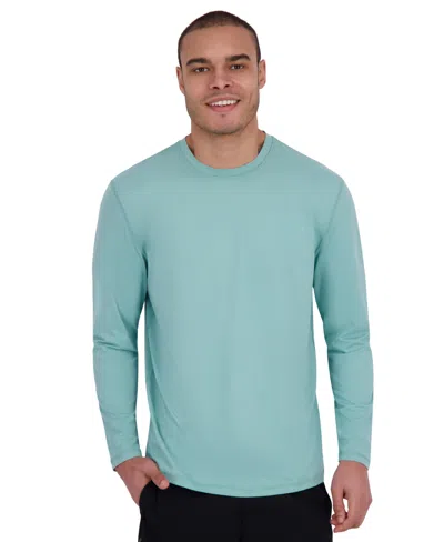 Spyder Men's Long-sleeve Crewneck Rashguard In Green
