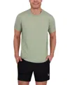 Spyder Men's Short Sleeve Drop Needle Crewneck Swim Shirt In Green