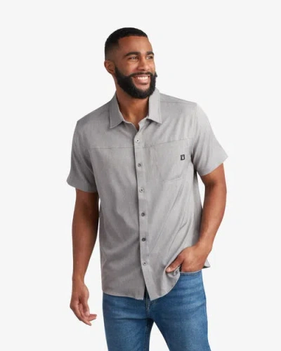 Spyder Men Short Sleeve Mini Stripe In Grey