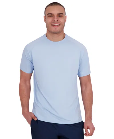 Spyder Men's Short-sleeve Crewneck Rashguard In Blue