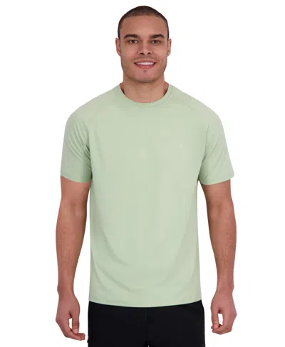 Spyder Men's Short-sleeve Crewneck Rashguard In Green