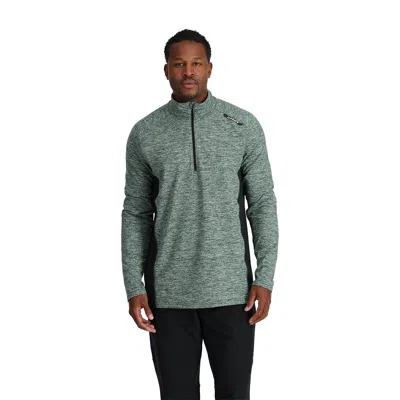 Spyder Mens Accord Half Zip - Cypress Green In Multi