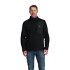 Spyder Mens Bandit Half Zip - Black In Black