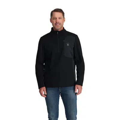 Spyder Mens Bandit Half Zip - Black