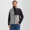 Spyder Mens Midweight Fleece Vest In Gray