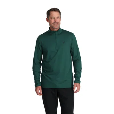 Spyder Mens Prospect Half Zip - Cypress Green In Multi