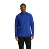 Spyder Mens Turner Half Zip - Electric Blue In Blue