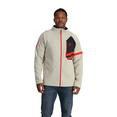 Spyder Mens Wengen Bandit Full Zip - Sandstorm In Multi