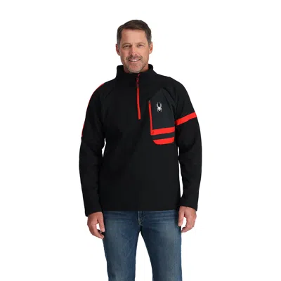 Spyder Mens Wengen Bandit Half Zip - Black