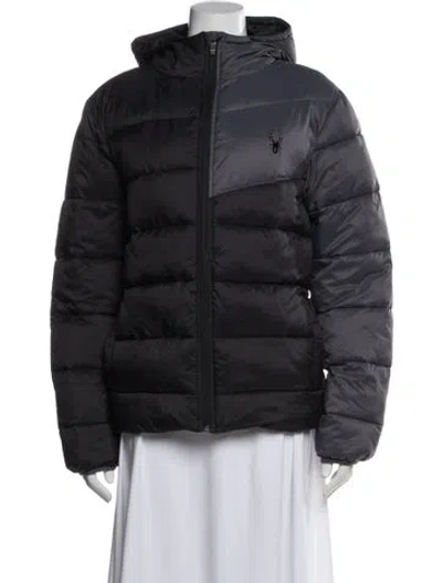 Pre-owned Spyder Nylon Jacket In Blue