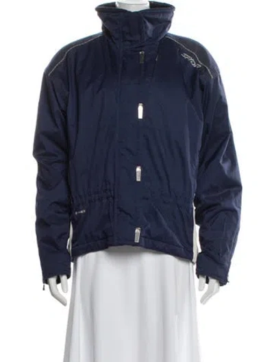 Pre-owned Spyder Nylon Performance Jacket In Blue
