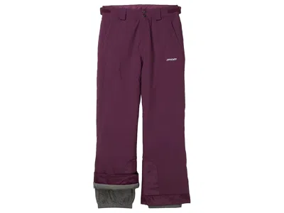Spyder Olympia Pants (big Kid) Girl's Clothing Plum : 8 Big Kid, Polyester In Purple