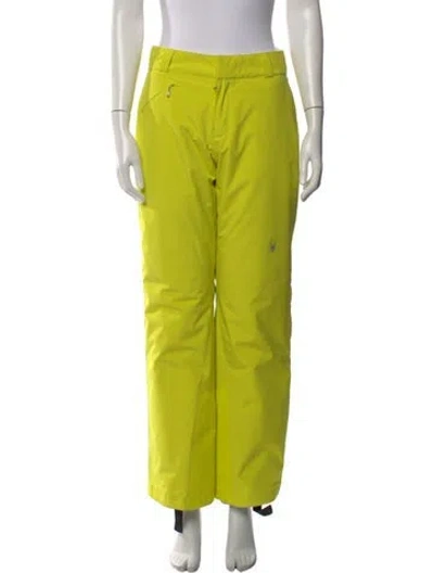 Pre-owned Spyder Pants In Yellow
