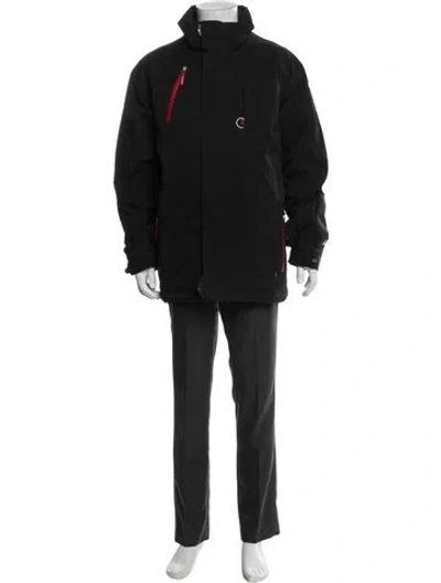 Pre-owned Spyder Parka In Black
