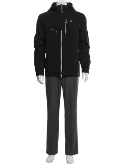 Pre-owned Spyder Parka In Black
