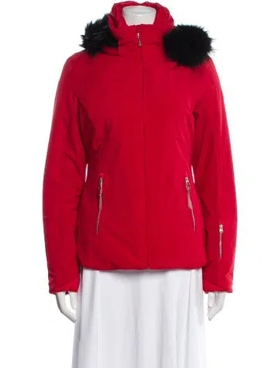 Pre-owned Spyder Parka In Orange