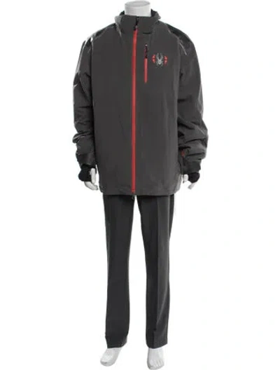 Pre-owned Spyder Performance Jacket In Grey