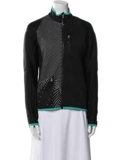 Pre-owned Spyder Printed Jacket In Black