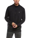 Spyder Prospect 1/2-zip Mock Neck Baselayer Pullover In Black
