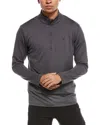 Spyder Prospect 1/2-zip Mock Neck Baselayer Pullover In Gray