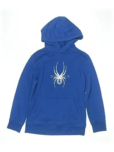 Pre-owned Spyder Kids' Pullover Hoodie In Blue