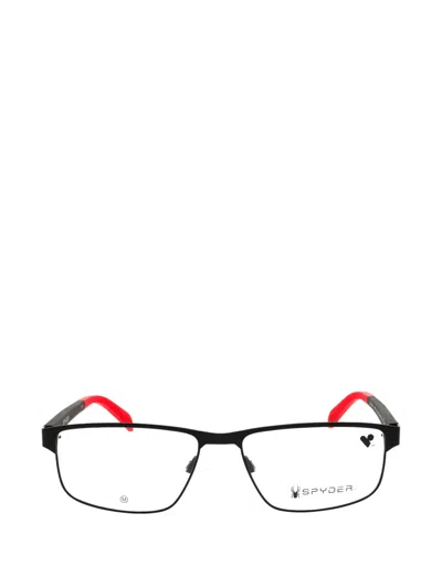 Spyder Rectangle-frame Glasses In Black