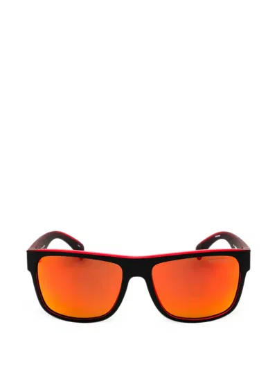 Spyder Rectangle-frame Sunglasses In Black