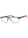 Spyder Rectangular Metal Eyeglasses For Men In Multi