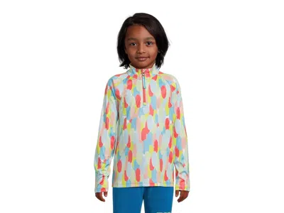 Spyder Reflect 1/2 Zip (toddler/little Kid) Girl's Clothing Coral Haze Sprinkles : 7 Little Kid, Polyester In Multi