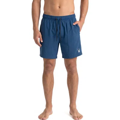 Spyder Ripstop Texture Volley Swim Shorts In Multi