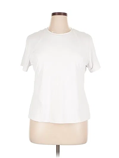Pre-owned Spyder Short Sleeve T-shirt In White