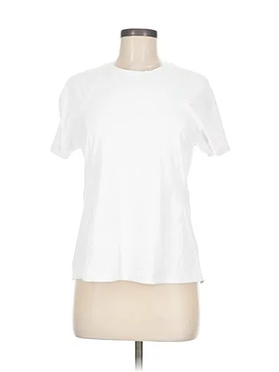 Pre-owned Spyder Short Sleeve T-shirt In White
