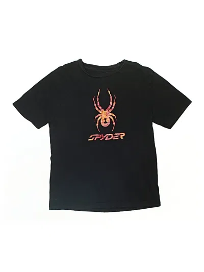 Pre-owned Spyder Kids' Short Sleeve T-shirt In Black