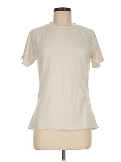 Pre-owned Spyder Short Sleeve T-shirt In Ivory
