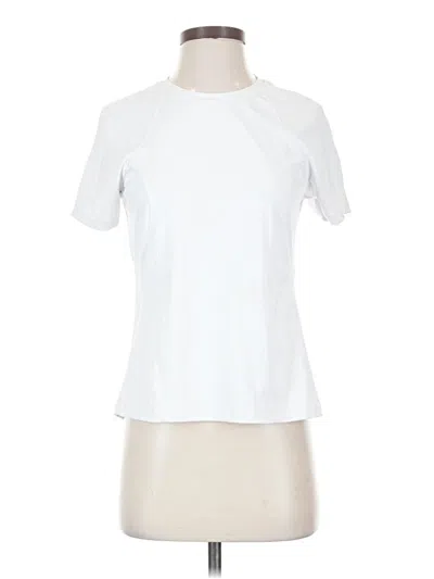 Pre-owned Spyder Short Sleeve T-shirt In White