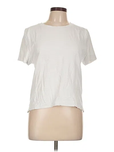 Pre-owned Spyder Short Sleeve T-shirt In White