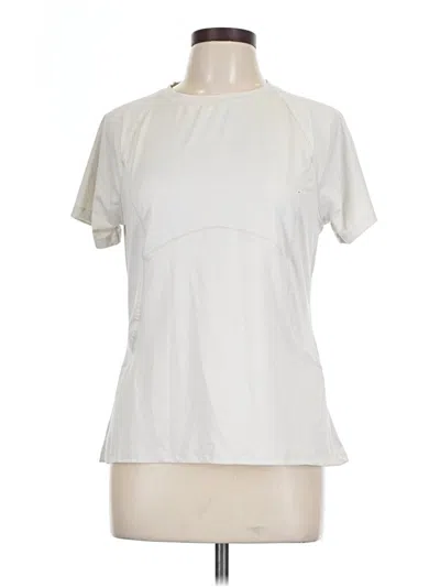 Pre-owned Spyder Short Sleeve T-shirt In White