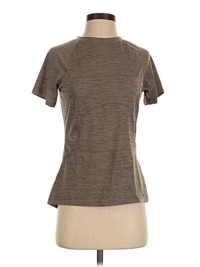 Pre-owned Spyder Short Sleeve Turtleneck In Brown