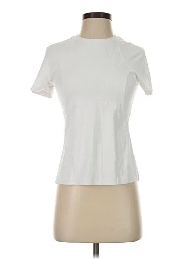 Pre-owned Spyder Short Sleeve Turtleneck In Ivory