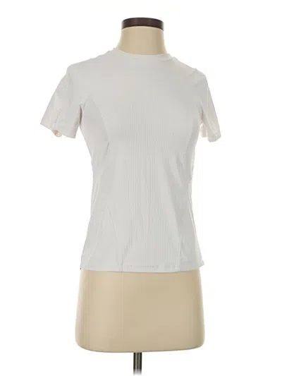 Pre-owned Spyder Short Sleeve Turtleneck In Ivory