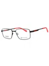 Spyder Sleek Rectangular Eyeglasses For Men In Black