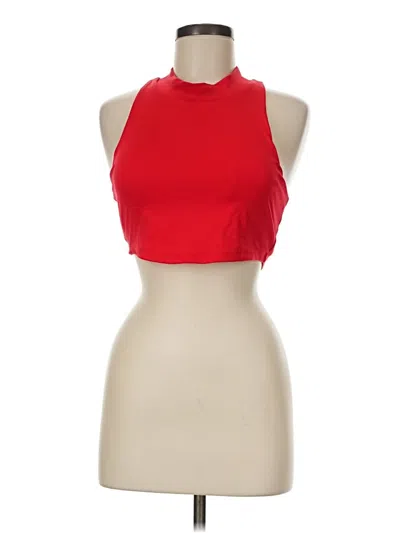 Pre-owned Spyder Sleeveless Top Red Halter Neckline Tops
