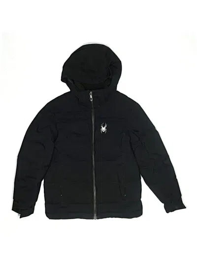 Pre-owned Spyder Kids' Snow Jacket In Black